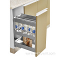 Stainless Steel Pull Out Drawer Storage Basket